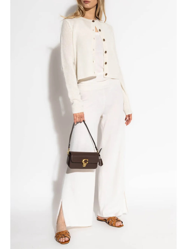 Felicia button-fastening cashmere cardigan