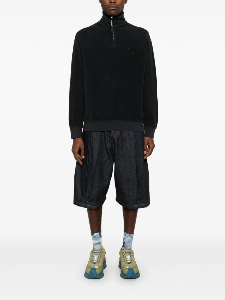 logo-embroidered sweatshirt