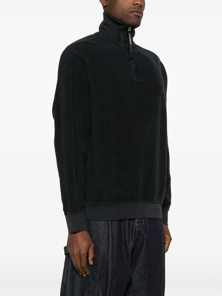 logo-embroidered sweatshirt
