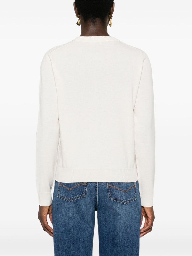 Monili chain-detail jumper