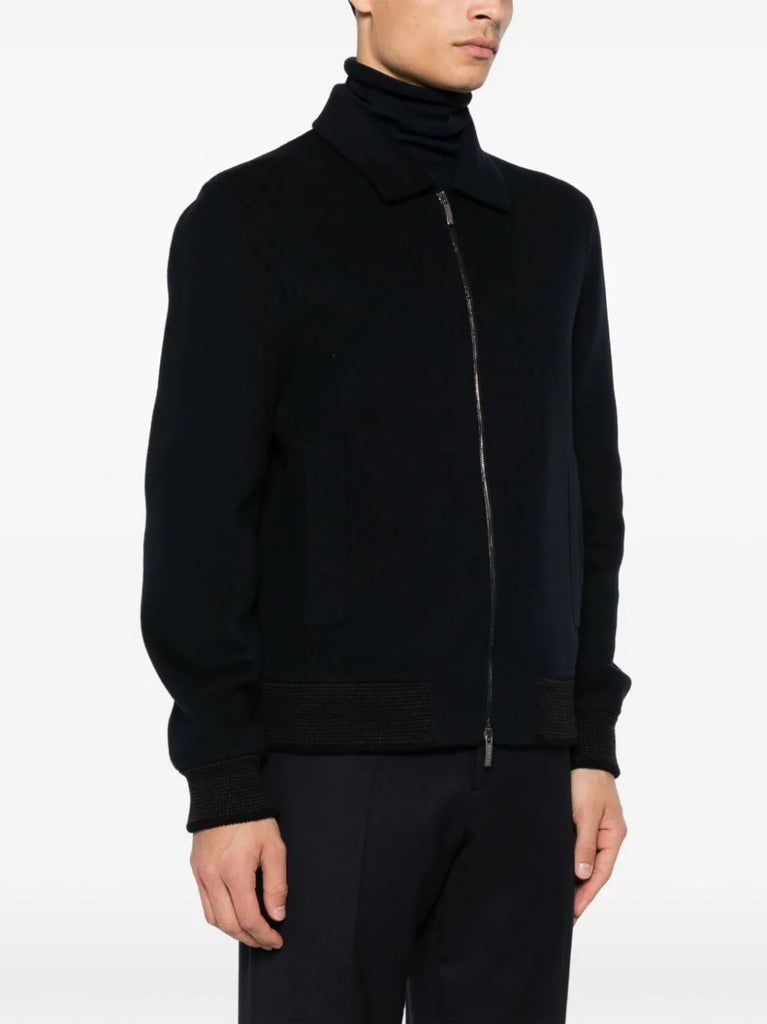 Bomberjacke mit Reißverschluss