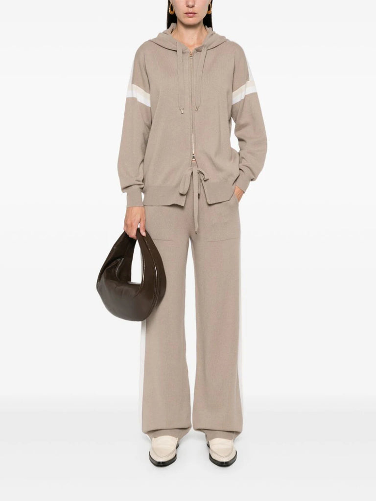 Jogginghose mit geradem Bein und Kordelzug