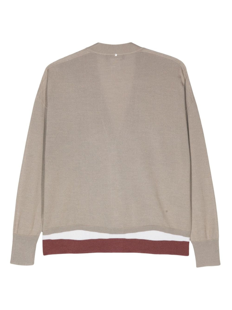 V-neck cardigan