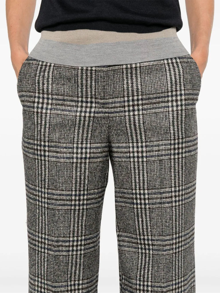 checkered trousers