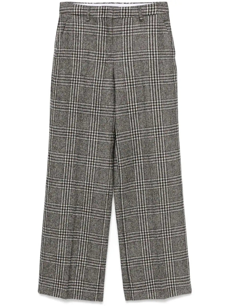 checkered trousers