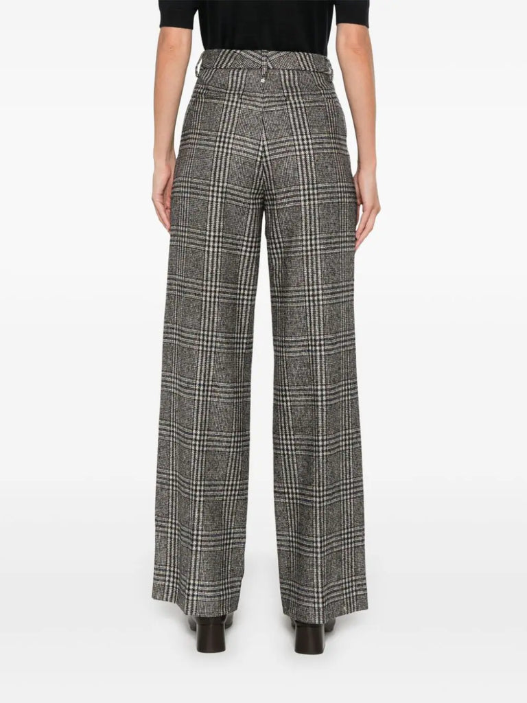 checkered trousers