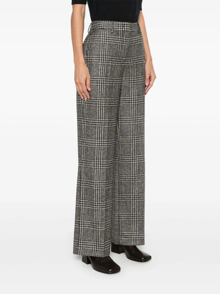 checkered trousers