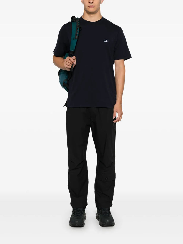 logo-embroidered T-shirt