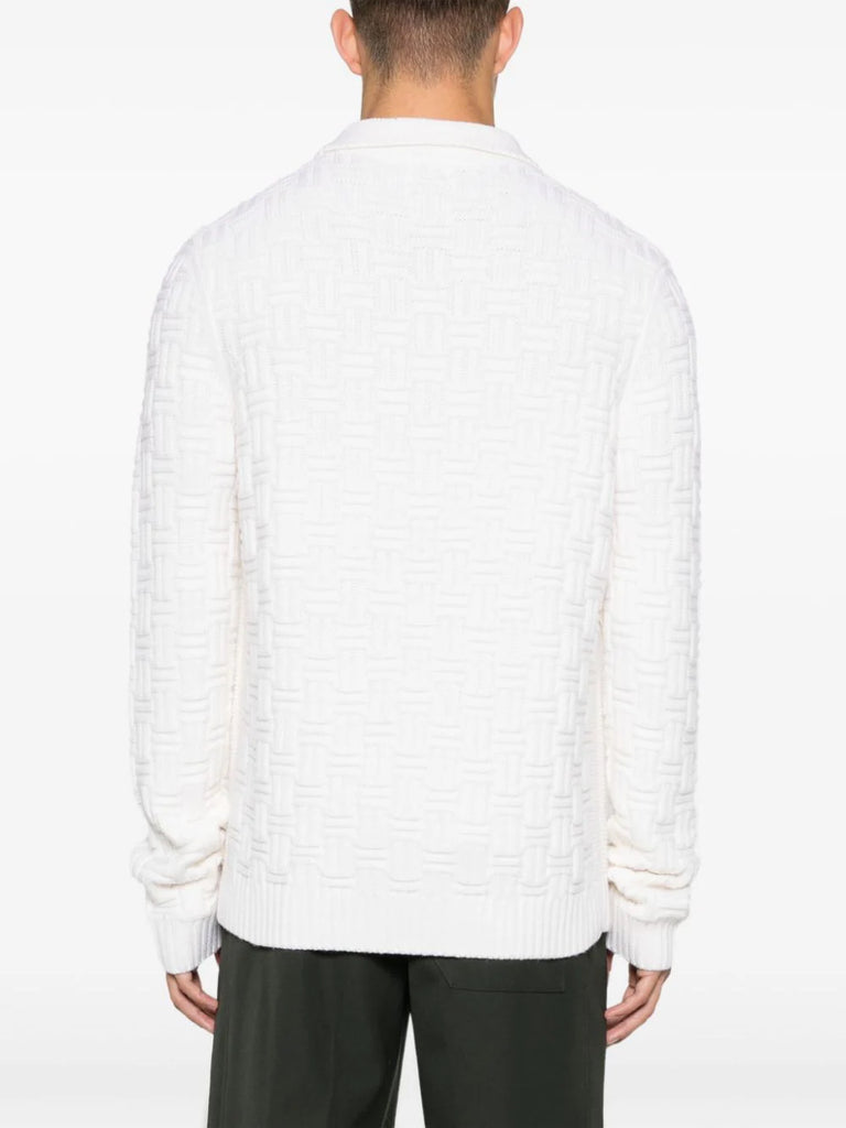 Column stitch polo shirt
