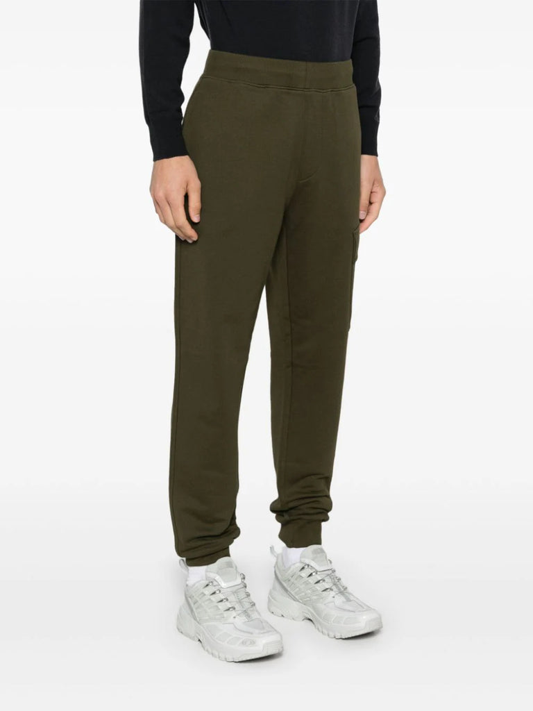 Lens-detail cargo track pants
