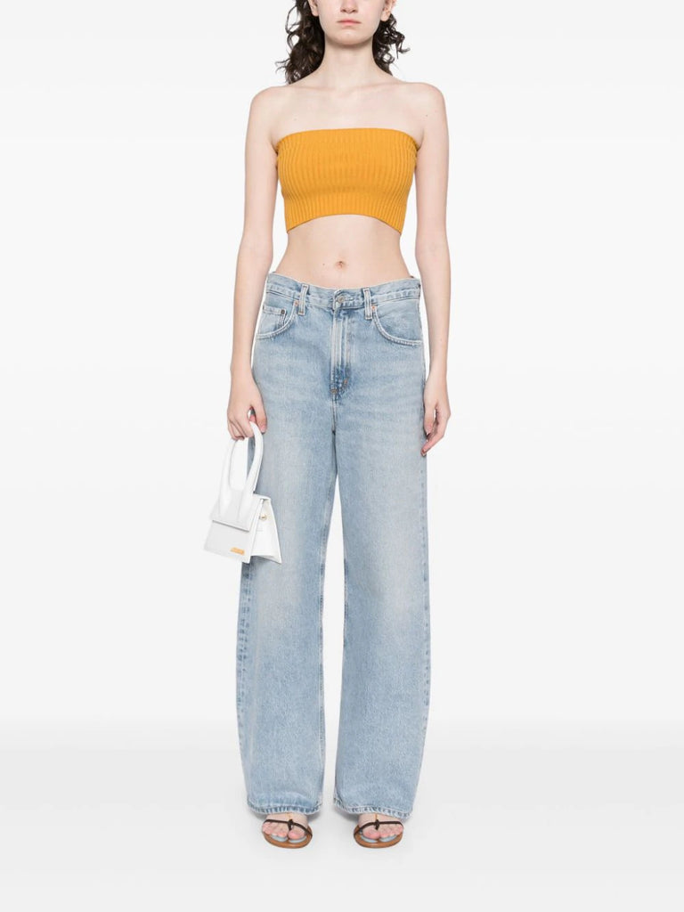 low curve jeans