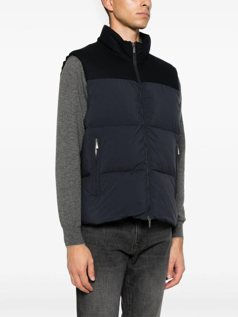 sleeveless down gilet