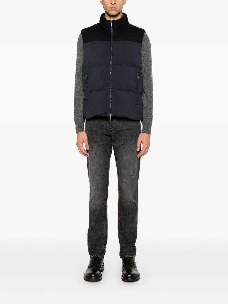 sleeveless down gilet