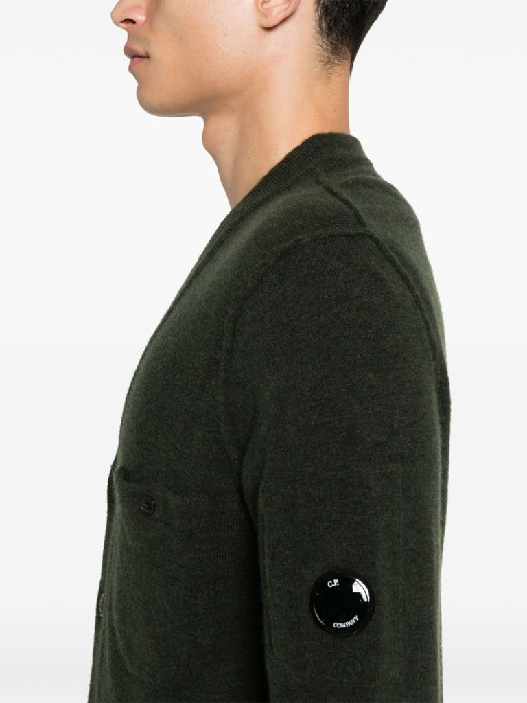 Lens-detail cardigan