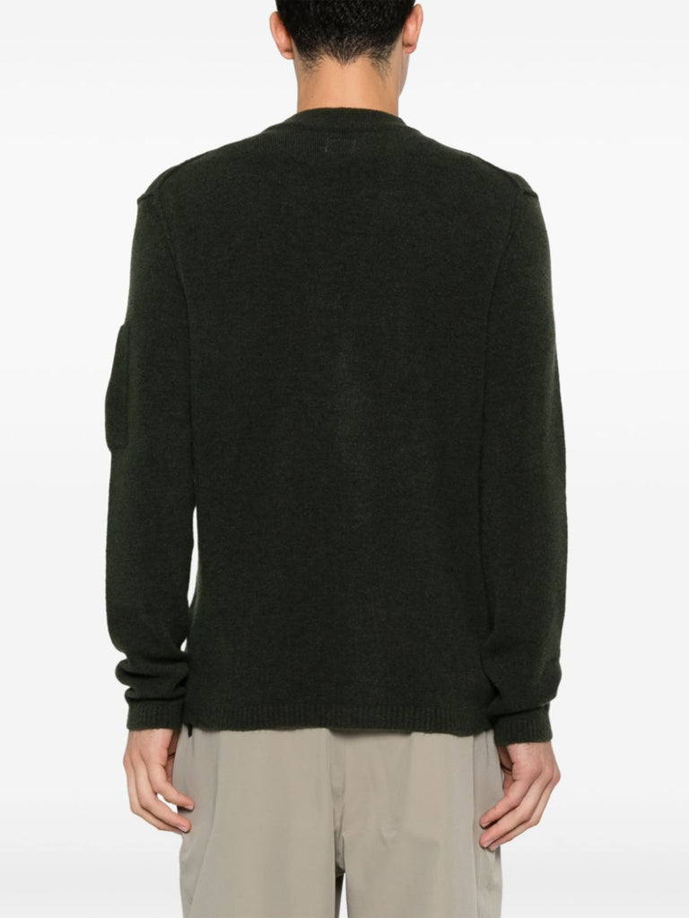 Lens-detail cardigan