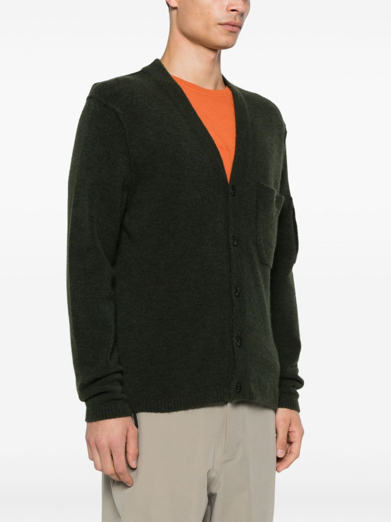 Lens-detail cardigan