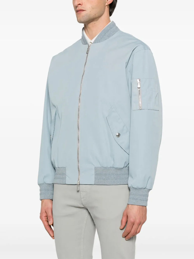 twill bomber jacket