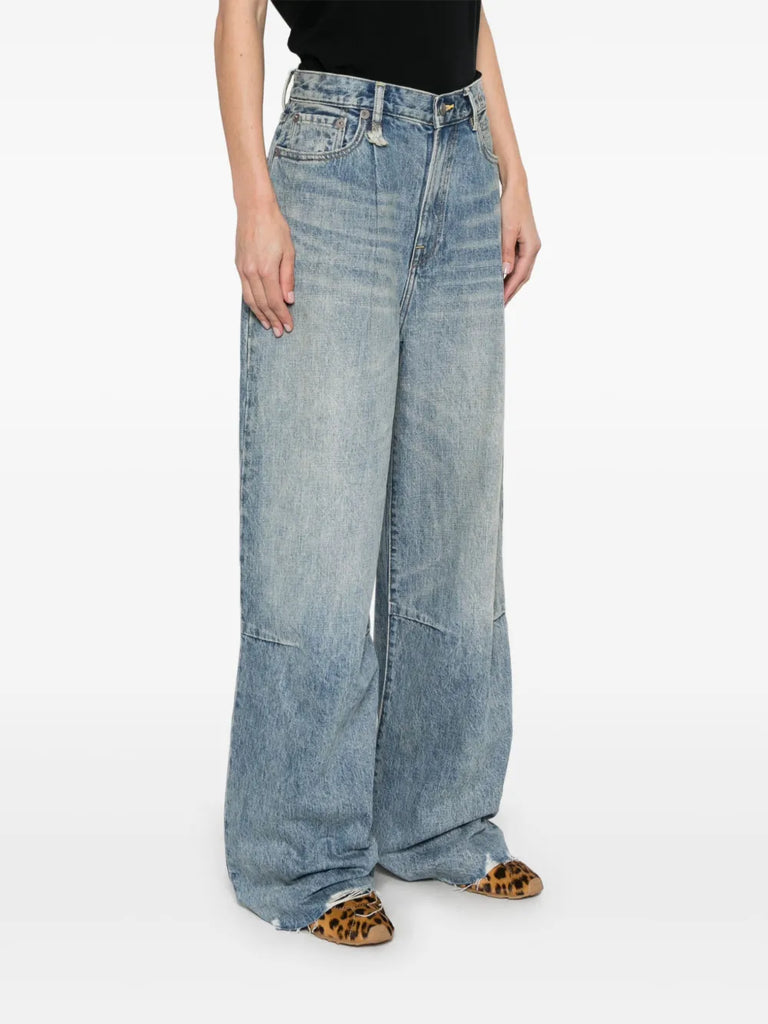 Wayne Jeans mit weitem Bein