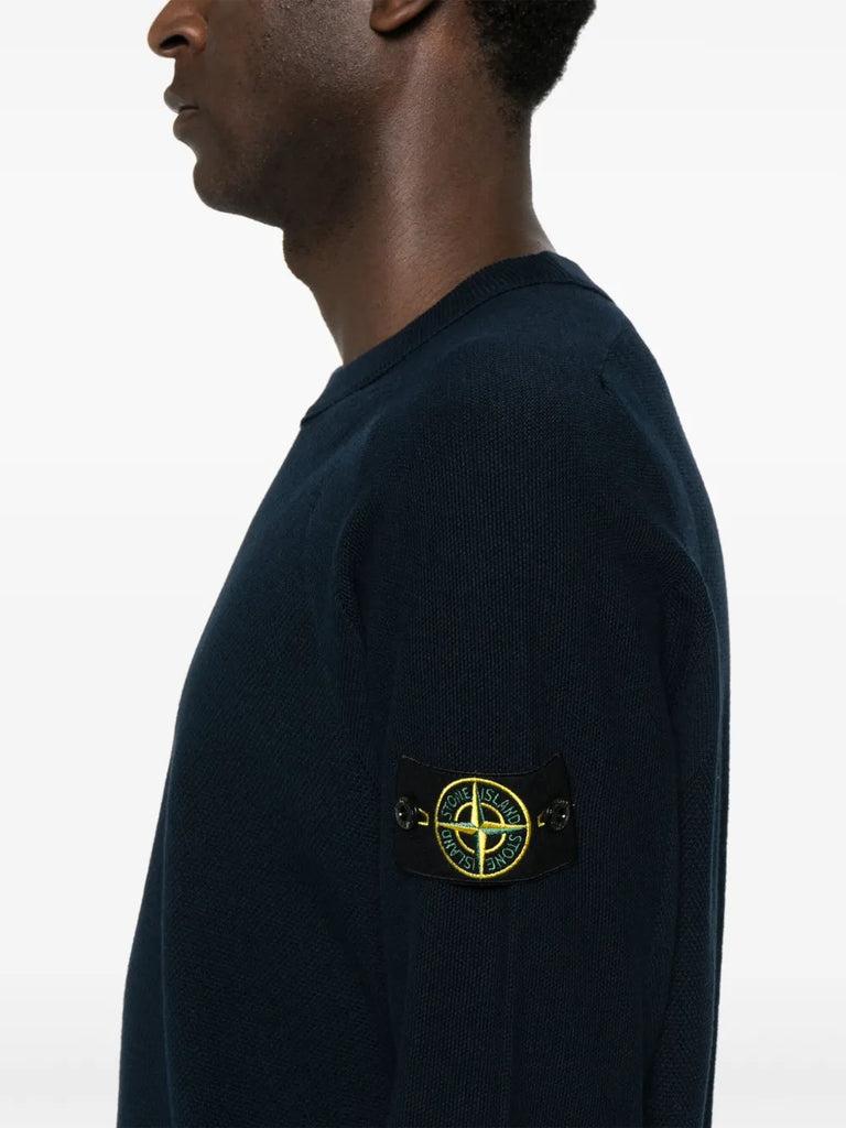 piqué-weave sweatshirt