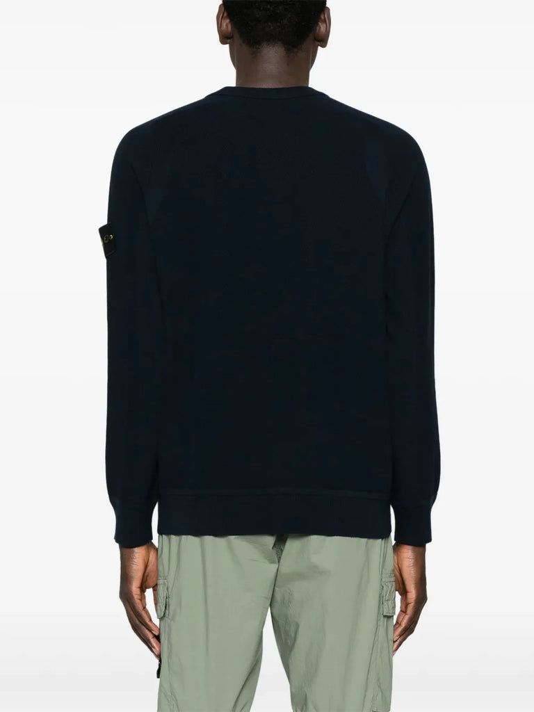 piqué-weave sweatshirt