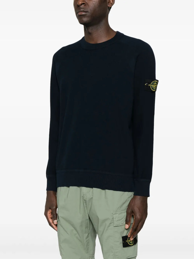 piqué-weave sweatshirt