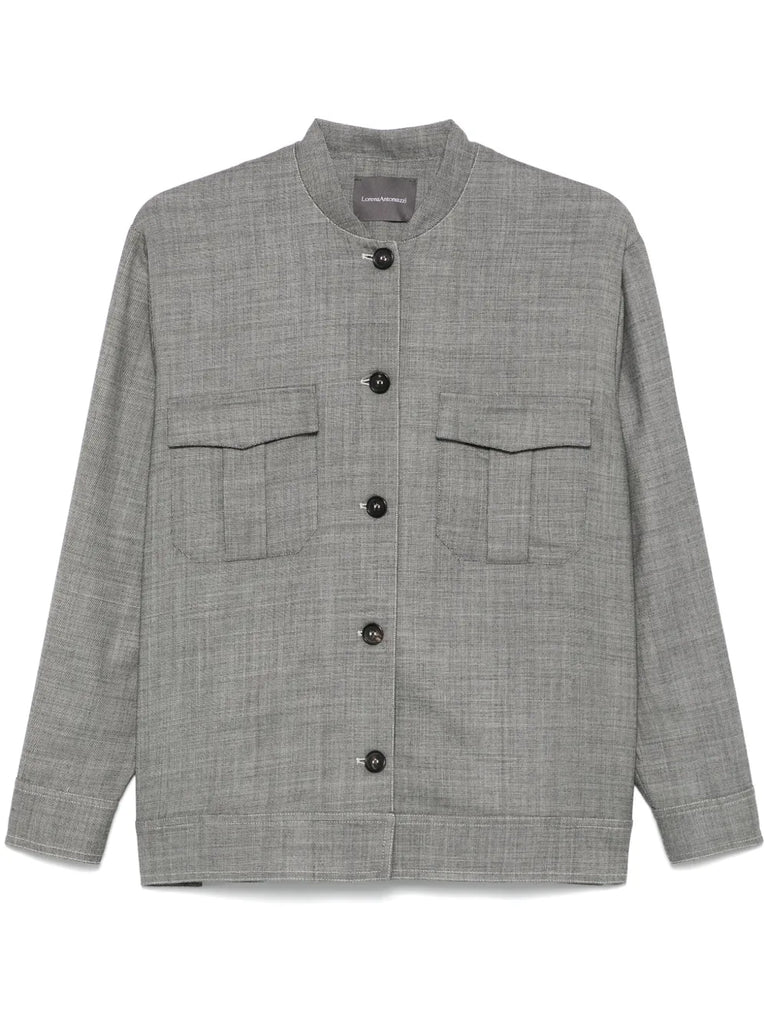 Jacke mit Stehkragen