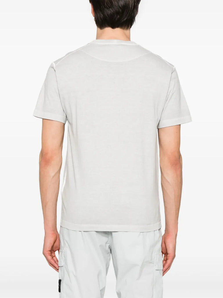 Fissato-effect organic-cotton T-shirt