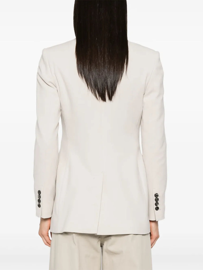 double-breasted blazer