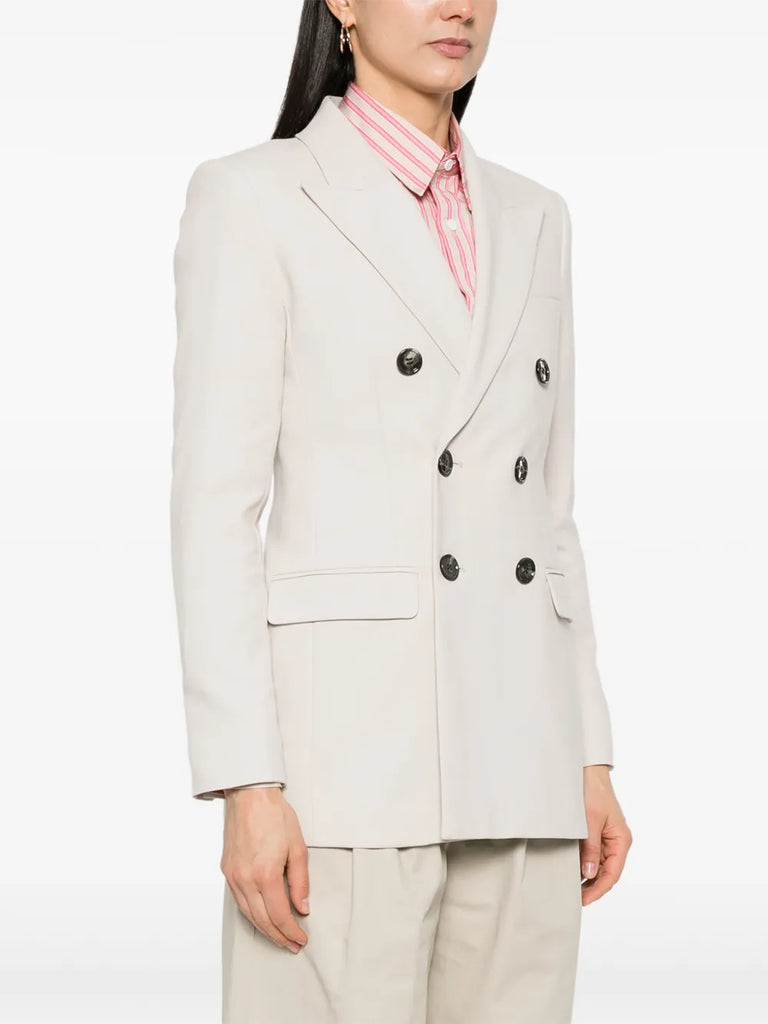 double-breasted blazer