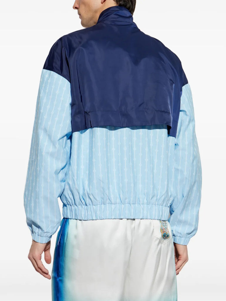 Trainingsjacke mit Nadelstreifenmuster