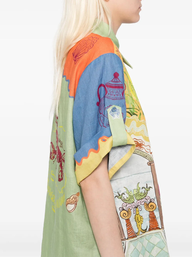 surrealist summer shirt