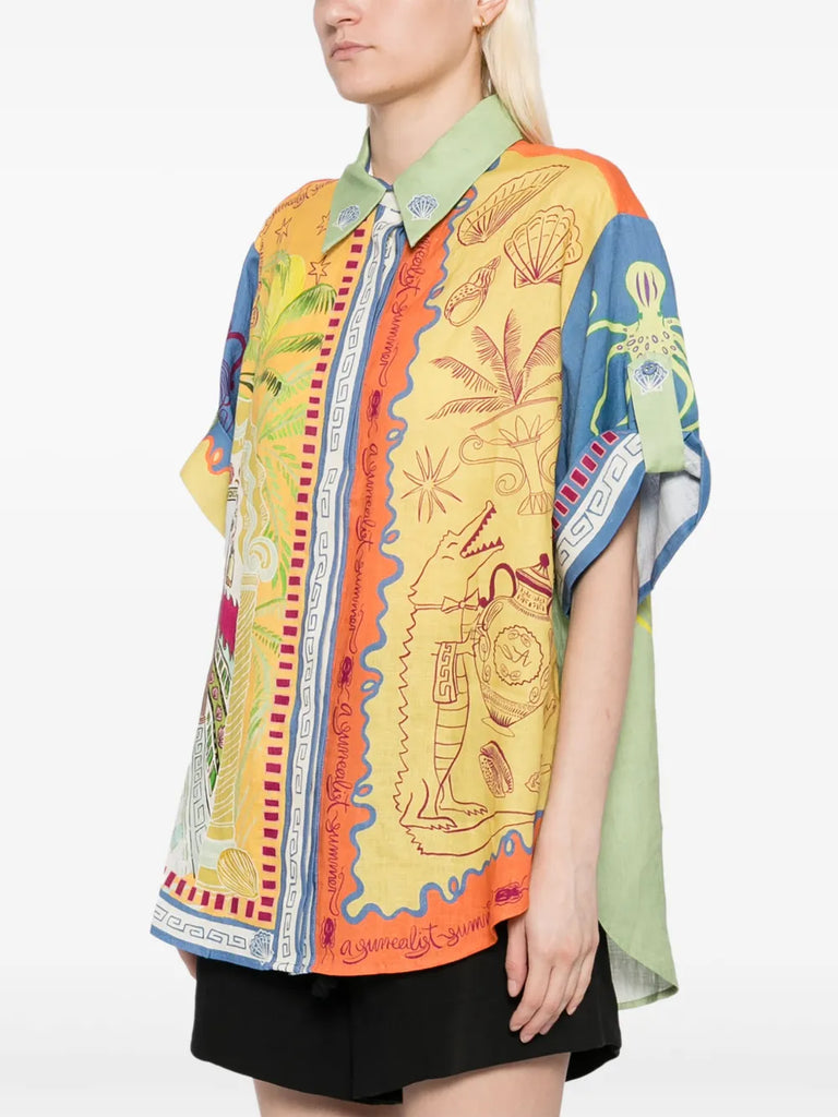 surrealist summer shirt