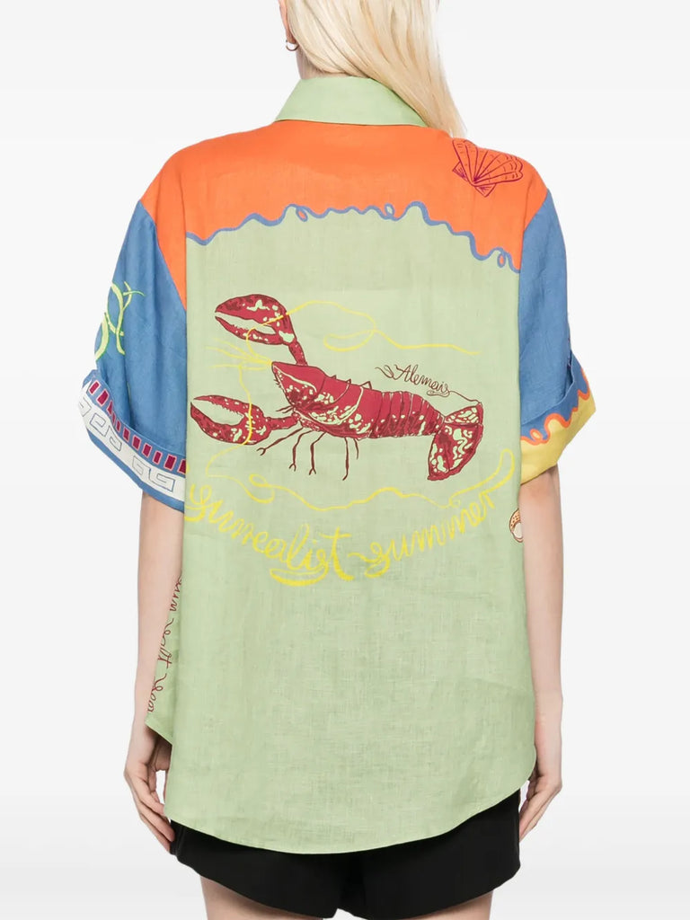 surrealist summer shirt