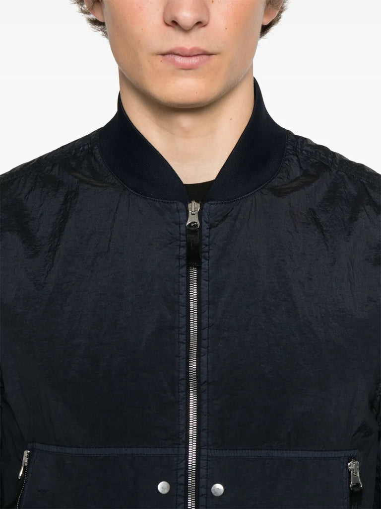 Compass-badge bomber jacket