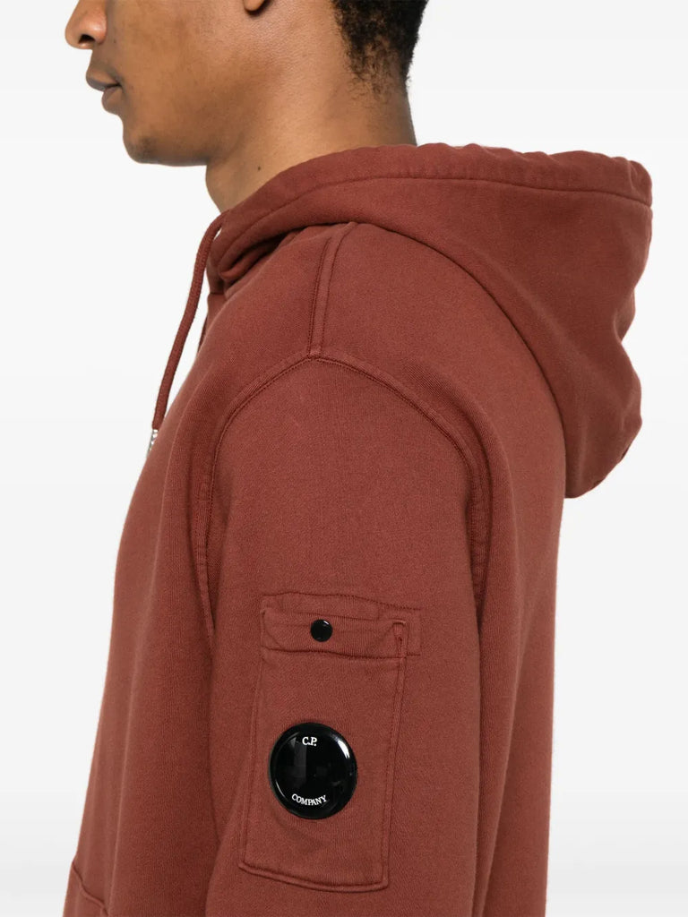 Kapuzenpullover mit Linsendetail