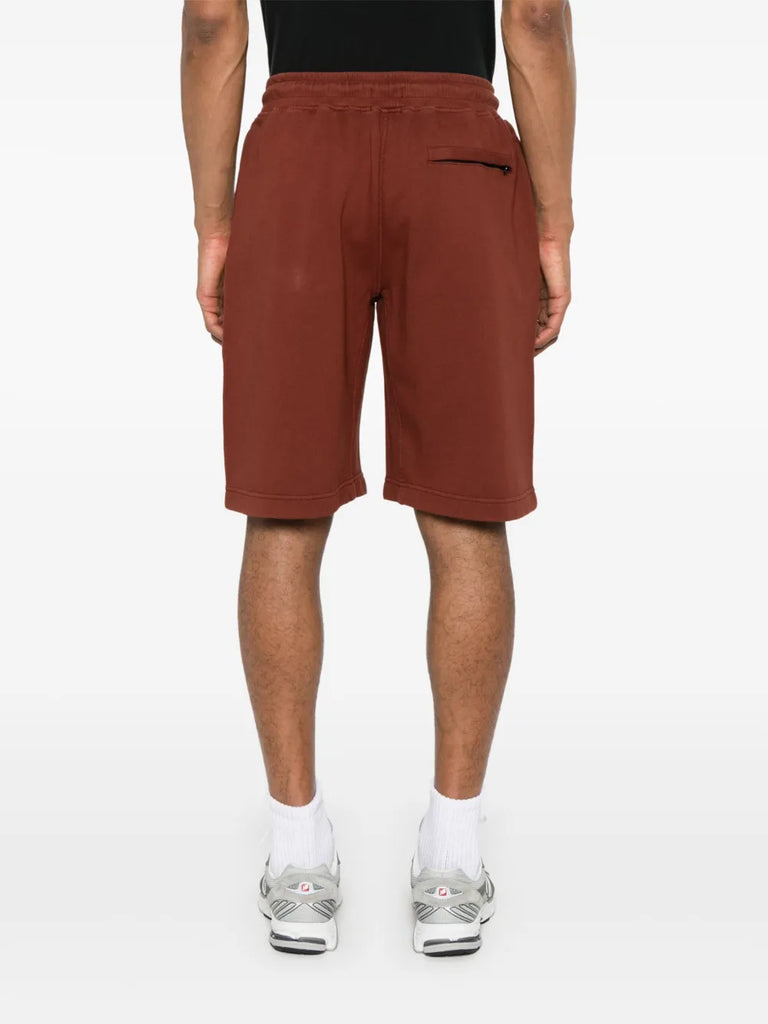 logo-embroidered shorts