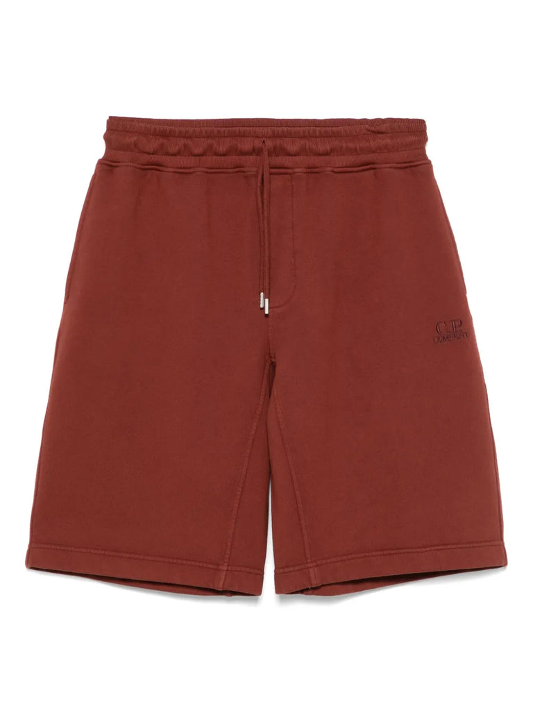logo-embroidered shorts