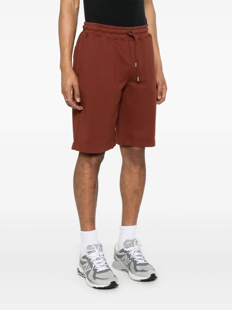 logo-embroidered shorts