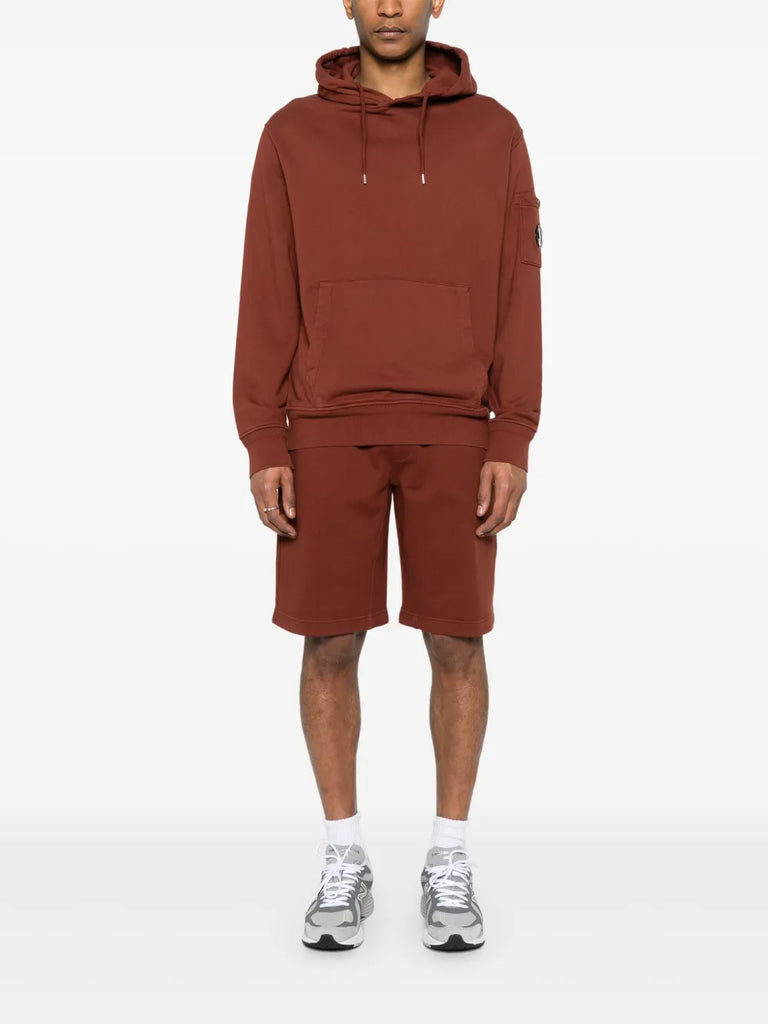 logo-embroidered shorts