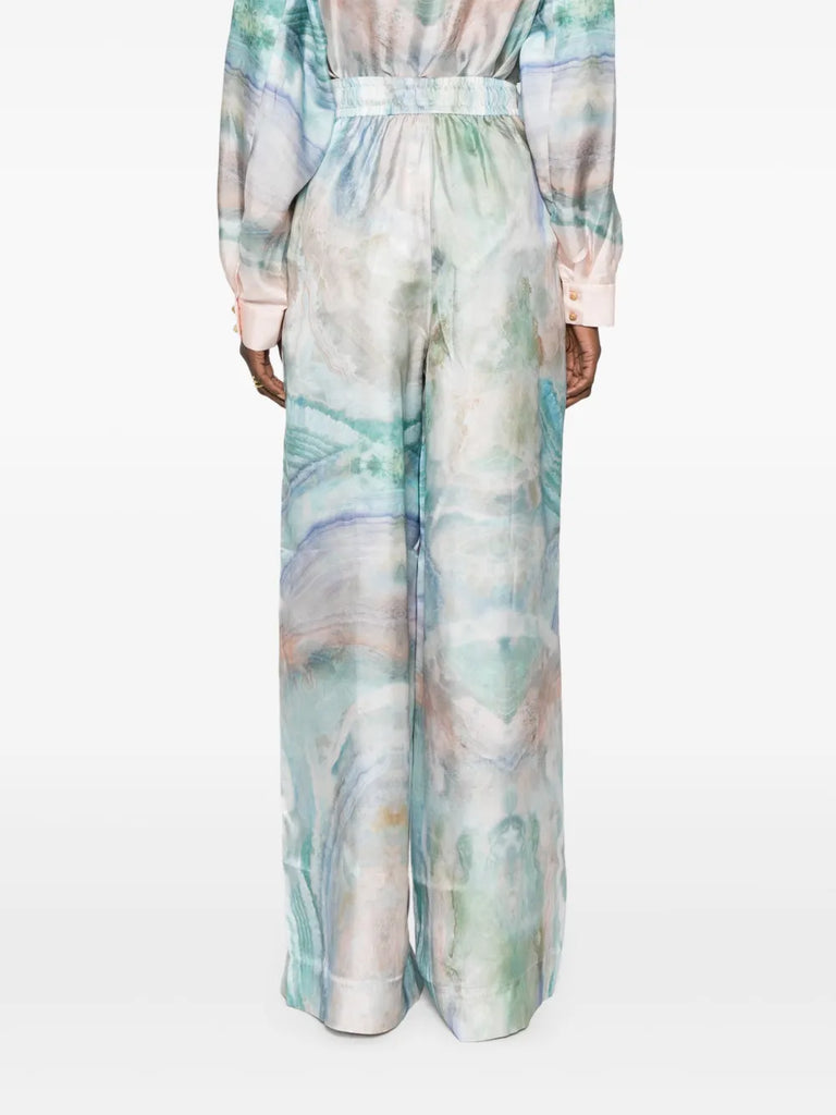 The Illuminate wide-leg trousers
