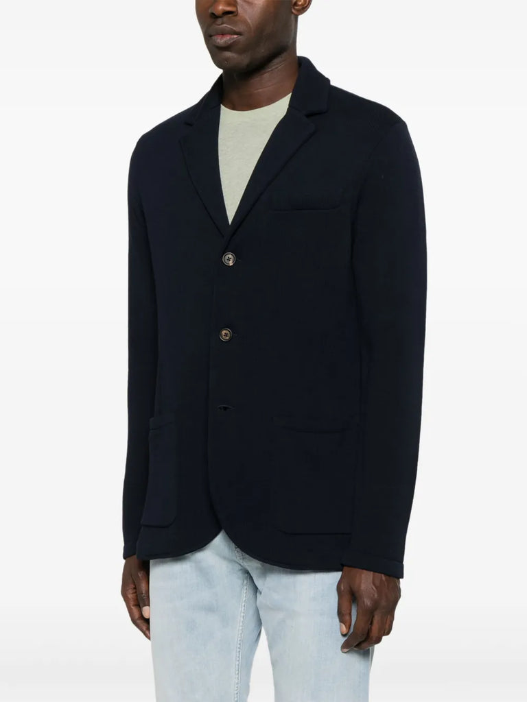 einreihiger Strickblazer