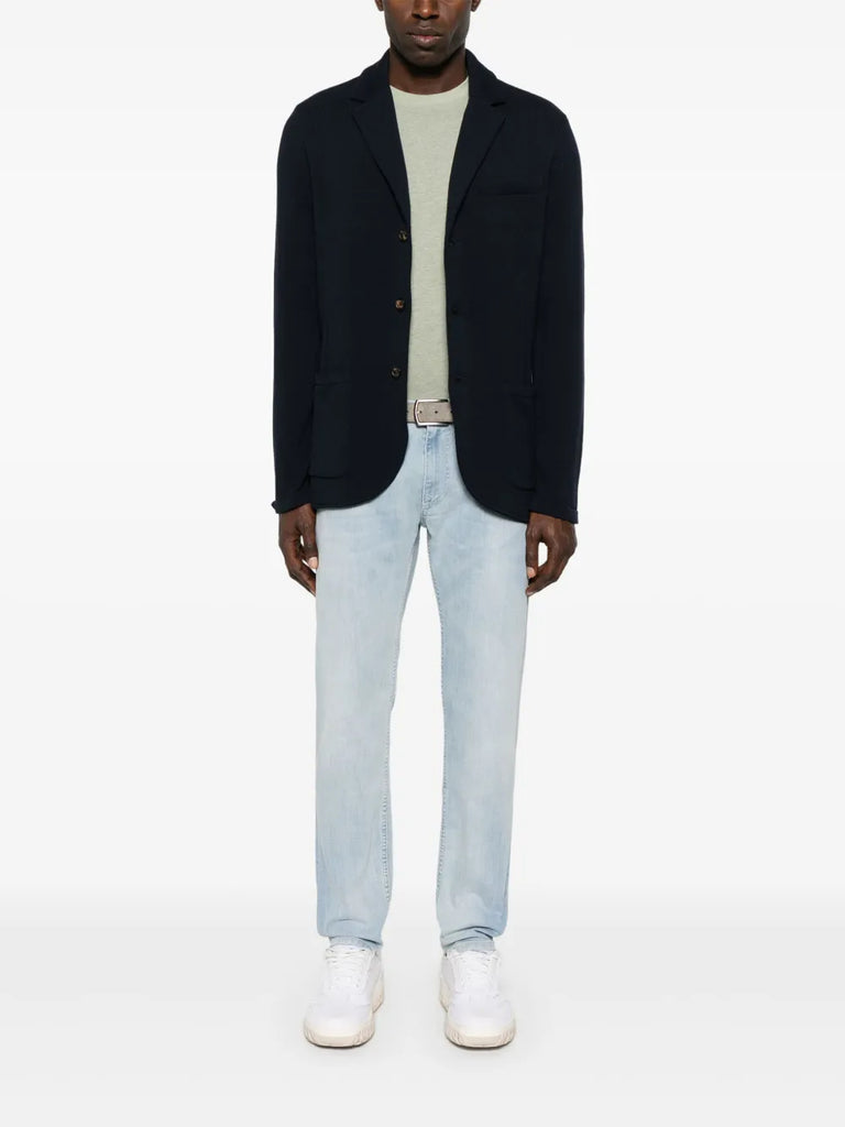 einreihiger Strickblazer