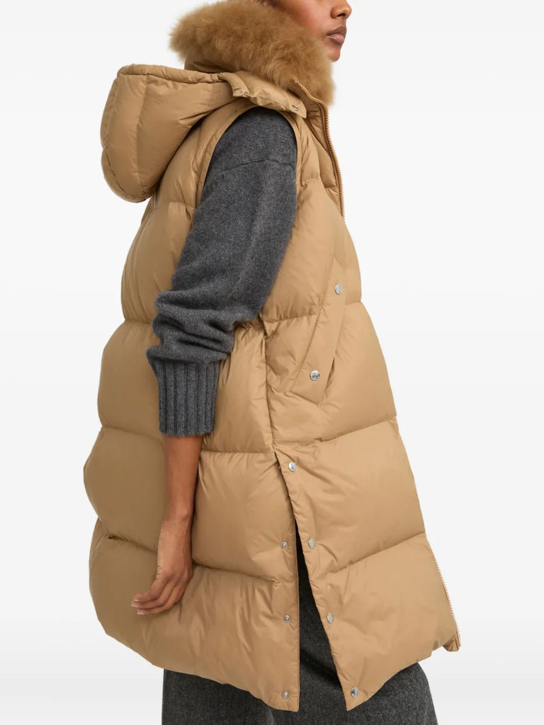 Army padded-design coat