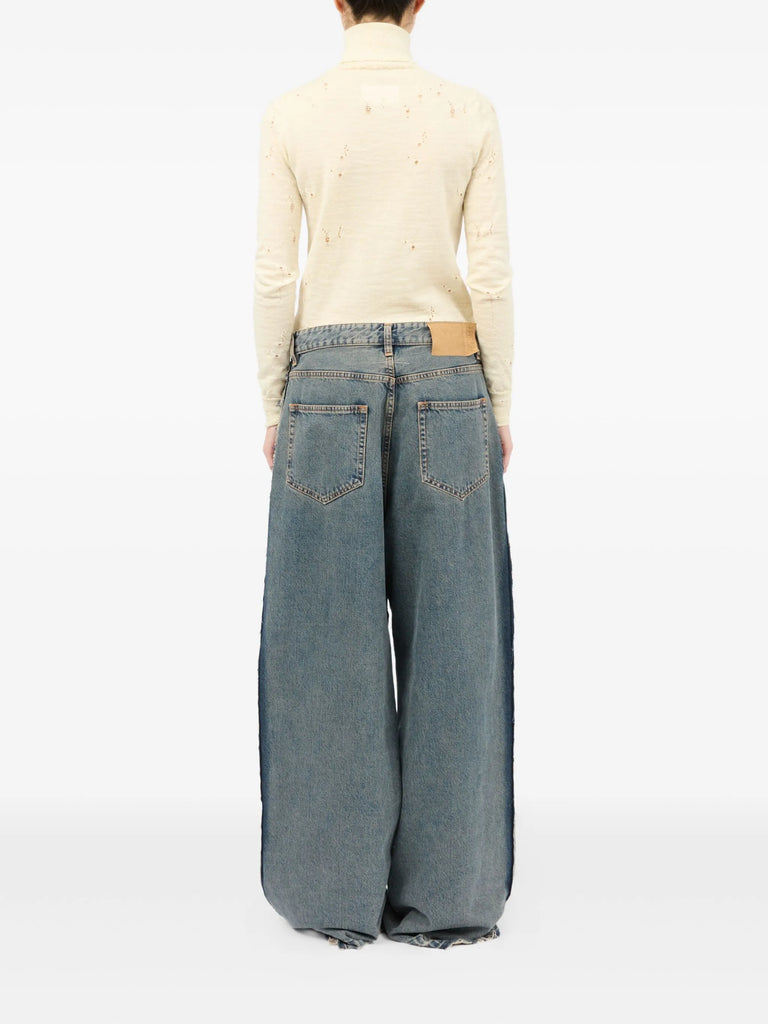 wide-leg jeans