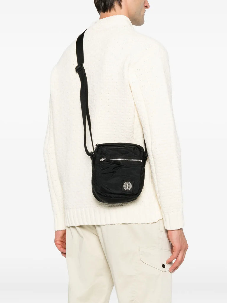 Compass-patch messenger bag