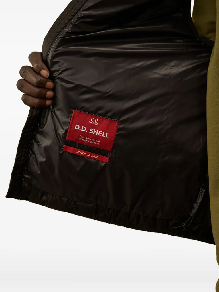 D.D. Shell goggle down gilet