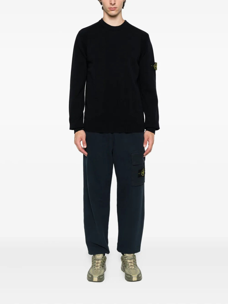 cargo-pocket track pants