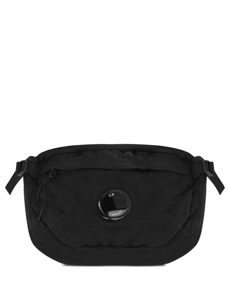 quilted lens-detail bag