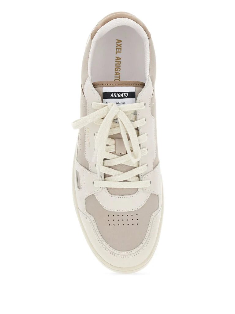Dice Lo perforated suede trainers