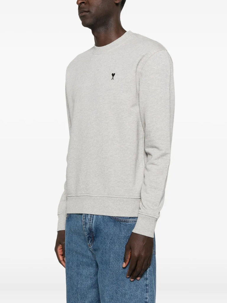 heart-logo crew-neck sweatshirt